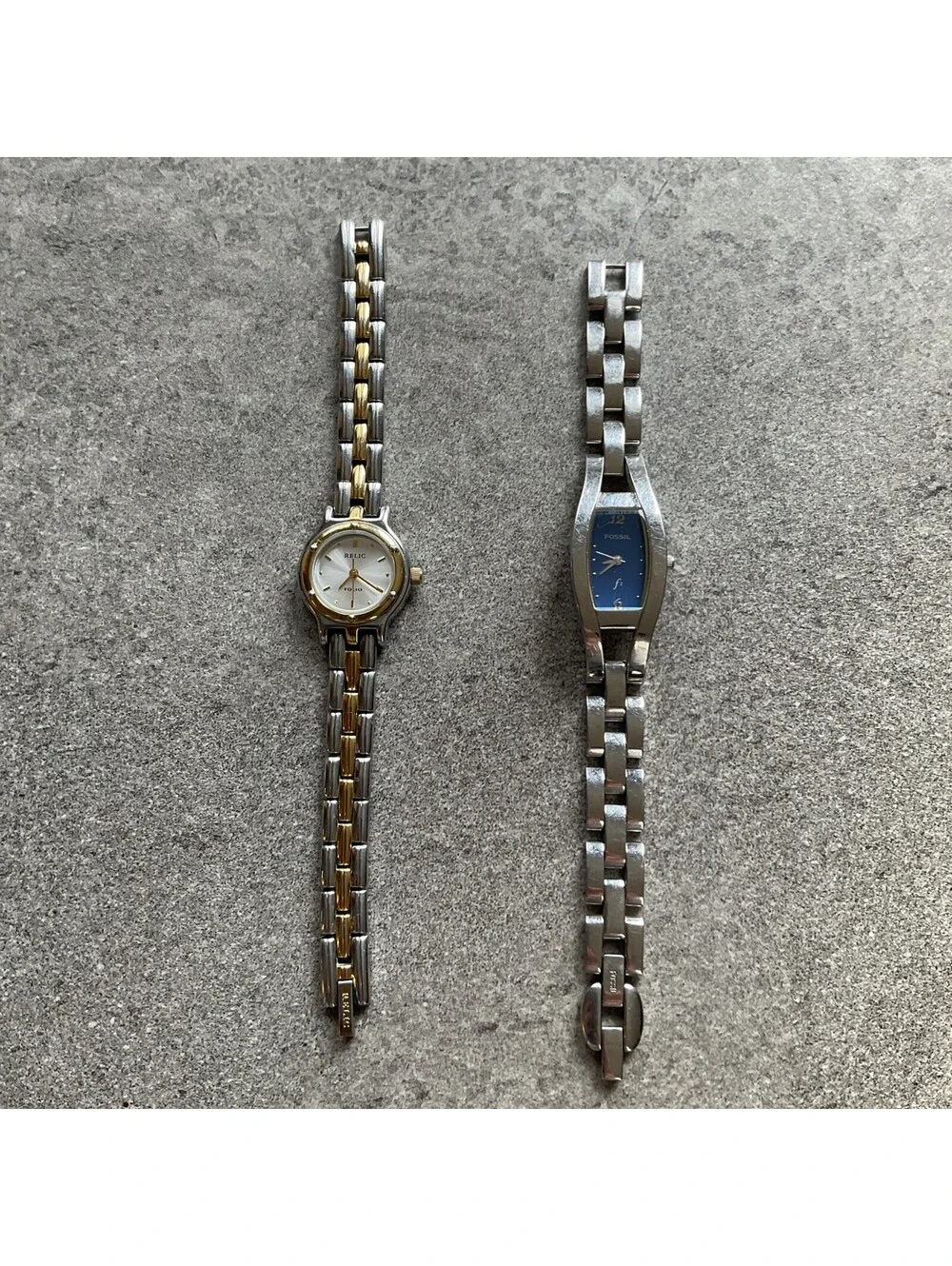 Pair of Relic And Fossil Womens Watch Both Watches Run Great A14